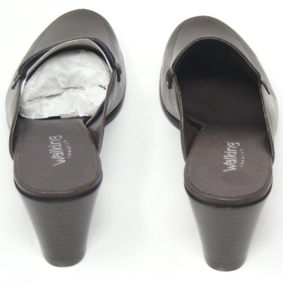Clog Walking Cradles Brown Leather Size 7.5 - Picture 4 of 7